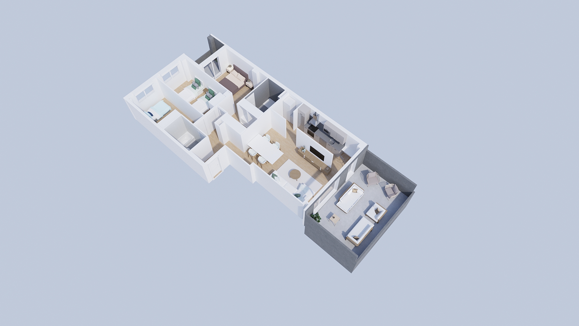 Visualiza en 3D las viviendas de Coanfi Residencial Arquerías en Arcosur